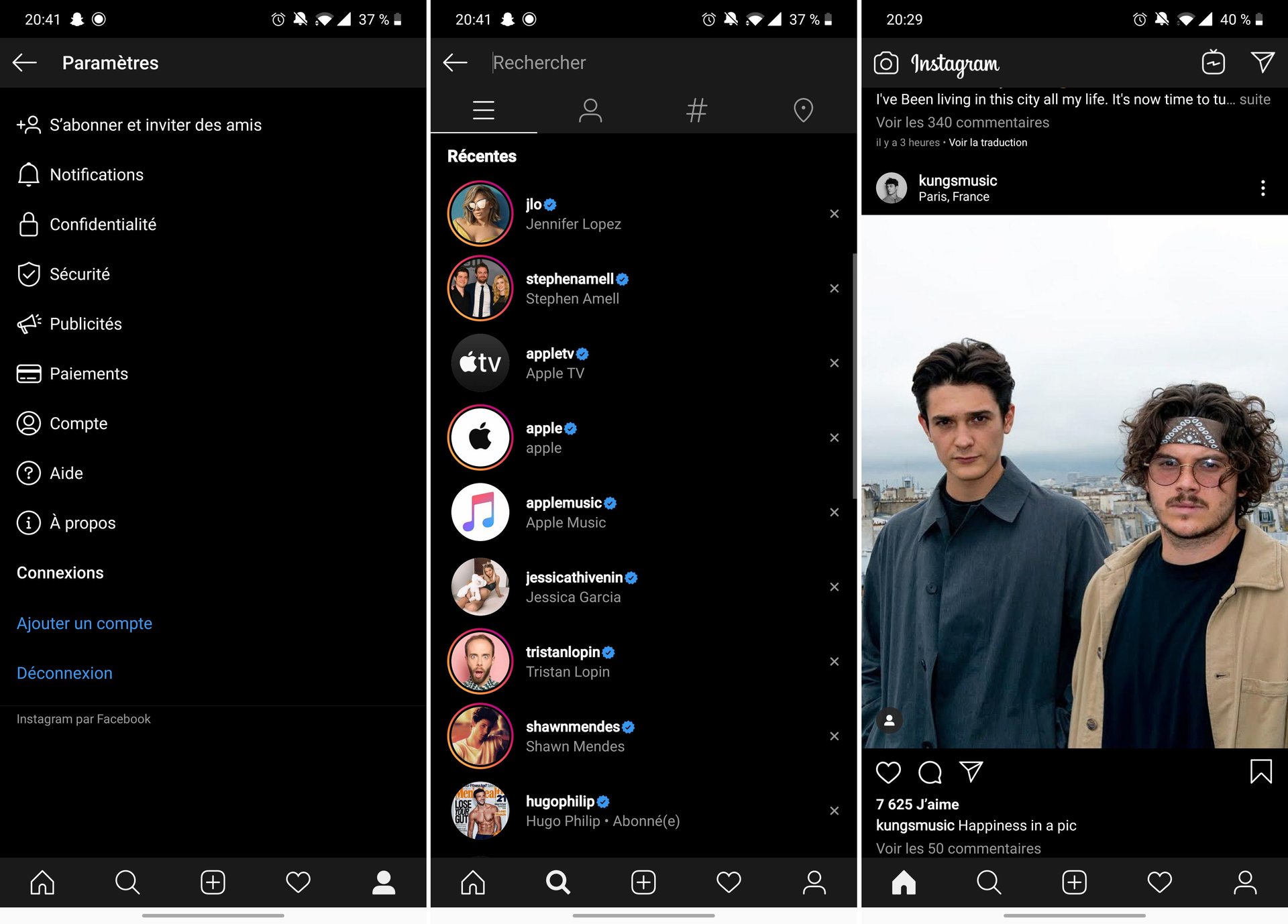Instagram Erhalt Darkmode Schon Gestestet Android Hilfe De