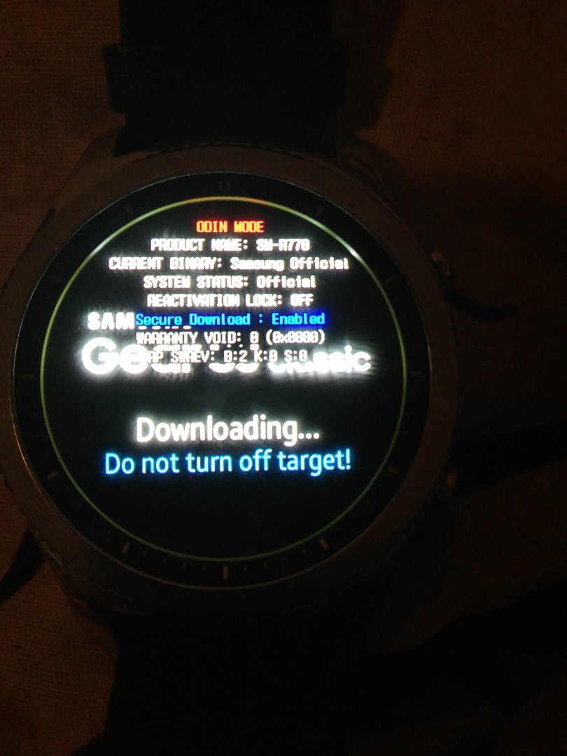 Samsung gear s3 online frontier rebooting problem