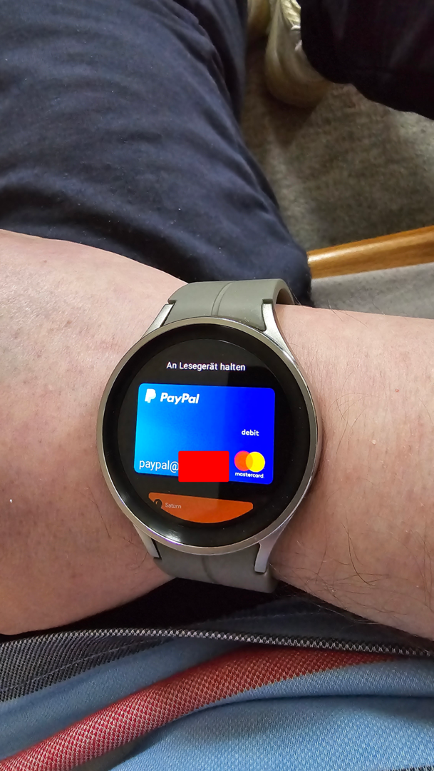 Bezahlen mit PayPal und der Galaxy Watch5 Samsung Galaxy Watch5 Watch5 Pro