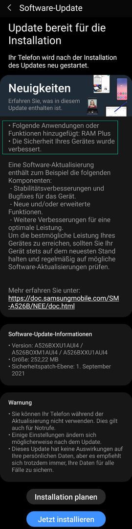 Samsung A52 5g September 2021 Update.jpg