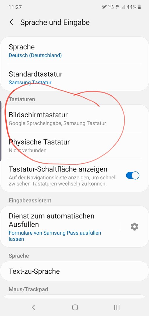 Samsung Galaxy Note 10 Google Spracheingabe Einstellen Android Hilfe De