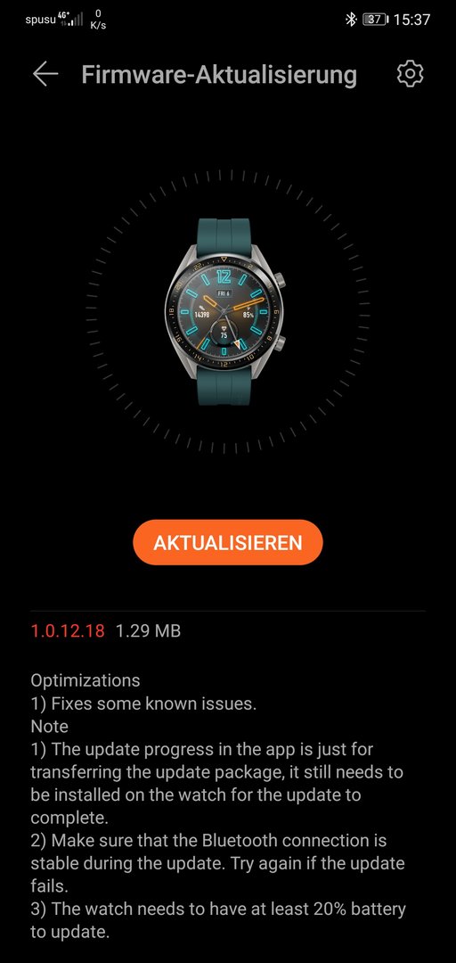 Huawei sales gt firmware