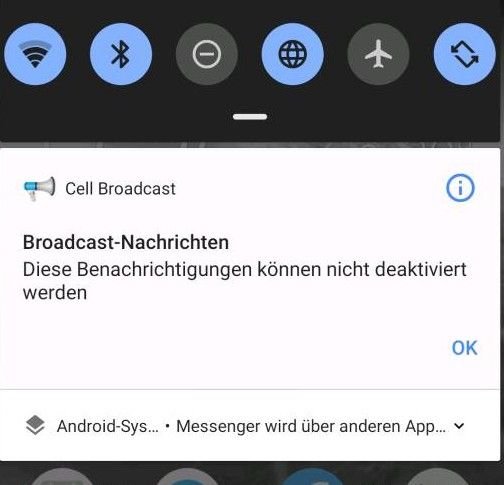 Deaktivieren cell android 9 broadcast How to
