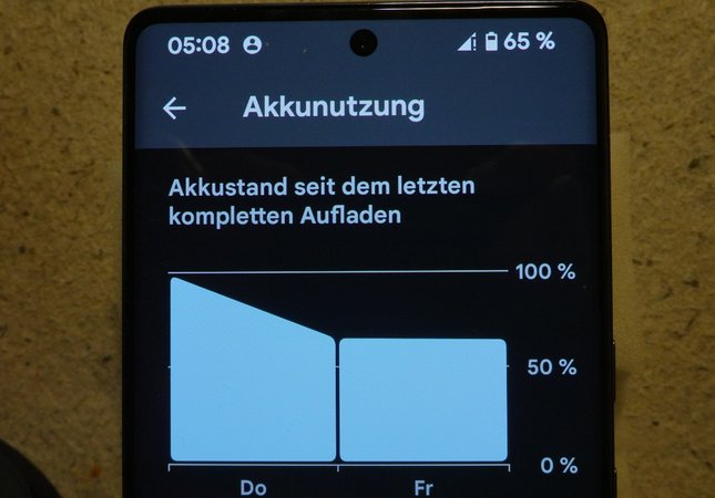 Pixel 7 Pro Akkuverbrauch mit Knipsen und ohne.jpg