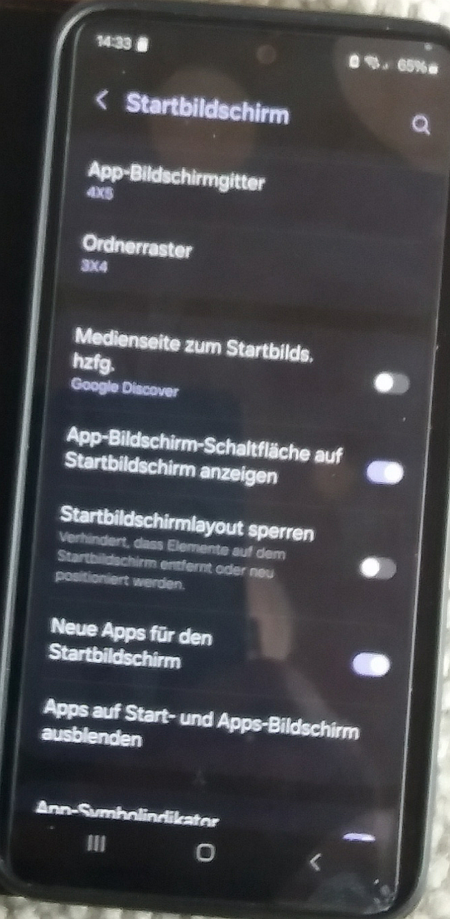 App Bildschirm Schaltfläche Auf Startbildschirm Anzeigen Installierte App auf dem Startbildschirm anzeigen (Samsung One UI)