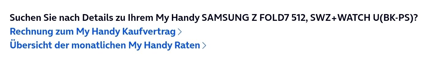 O2 Bundle mit dem Galaxy Z Fold7 (Samsung Galaxy Z Fold7