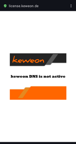 keweon DNS is not active.png