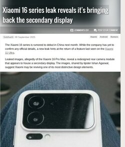 Xiaomi 16 series leak reveals it's bringing back the secondary display.jpg