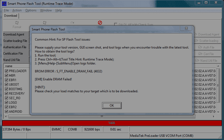 ROM Star S9500 error.png
