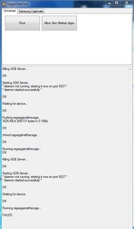 ROOT versuch beim Dell Streak.JPG