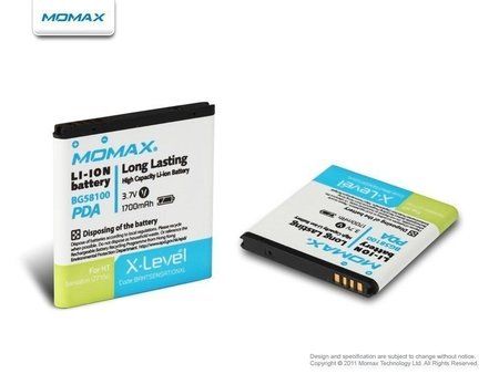 Momax X-Level Battery for HTC Sensation Z710e 1700mAh 02.jpg