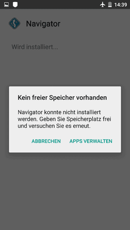 Mapfactor, kein freier Speicher.png