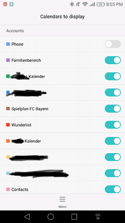 Huawei Kalender-App mit mehreren Kalendern via Outlook.com – Android 