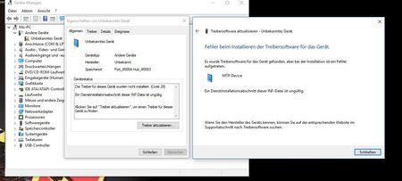 Phicomm Treiber Fehler.JPG