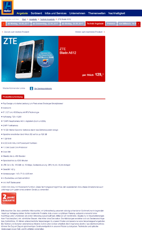 Hofer - ZTE Blade A612.png