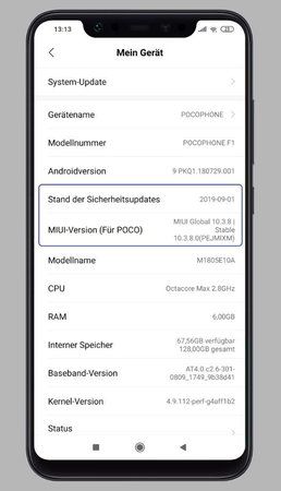 Poco F1 MIUI 10.3.8.0  Global Stable.JPG