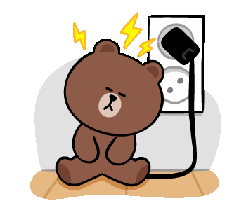 brown-charging-himself.gif