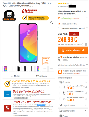 224€ - Xiaomi Mi 9 Lite 128GB.png