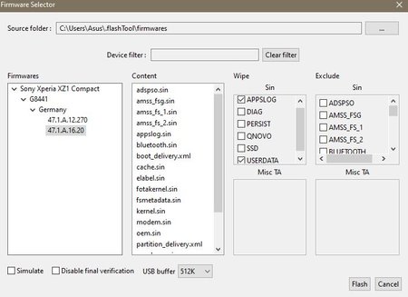 Flash Tool firmware Auswahl.JPG