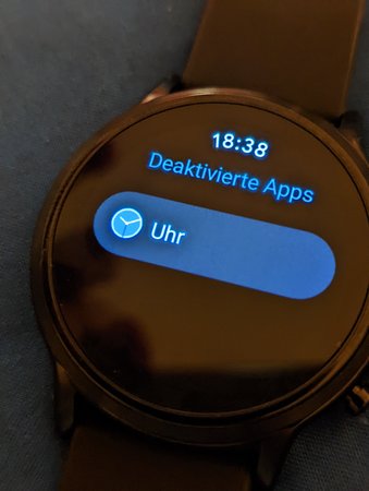 fossil smartwatch wecker