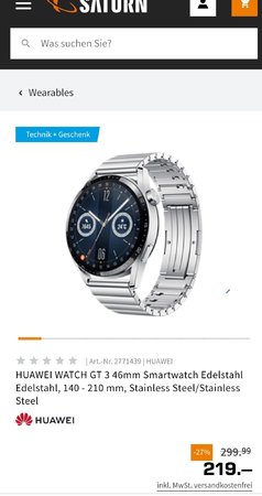 Huawei Watch GT3 Elite Angebot Saturn.jpeg