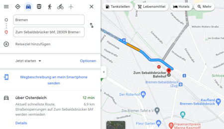 Maps Info über Straßensperrung in Bremen, Zum Sebaldsbrücker Bahnhof.png