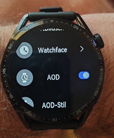 Huawei watch gt hotsell active always on display