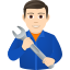 Mechaniker: heller Hautton :man_mechanic_tone1: 👨🏻🔧