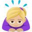 Gebeugte Frau: mittelheller Hautton :woman_bowing_tone2: 🙇🏼♀️