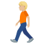 Gehende Person: mittelheller Hautton :person_walking_tone2: 🚶🏼