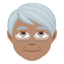 Älterer Erwachsener: mittlerer Hautton :older_adult_tone3: 🧓🏽