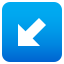 Down-left arrow :arrow_lower_left: ↙
